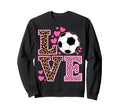 I Love Soccer Goalie Player Fan Sweatshirt - Aesthetic Graphic Men Women