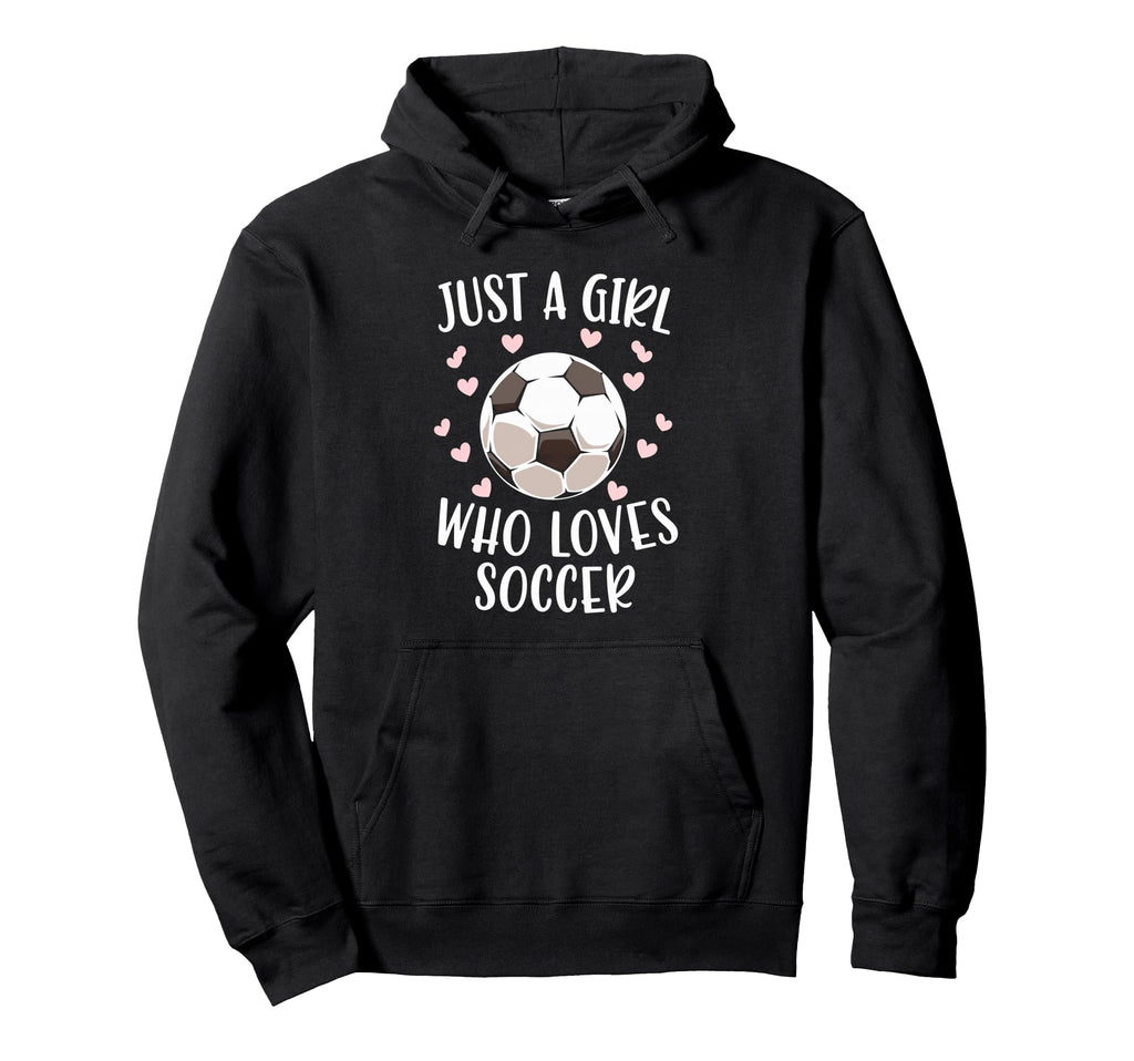 Just Soccer Love Sports Soccer Player Hoodie - Novelty Apparel for Adults