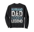 Soccer Legend Soccer Player Soccer Sweatshirt - Aesthetic Graphic Men Women