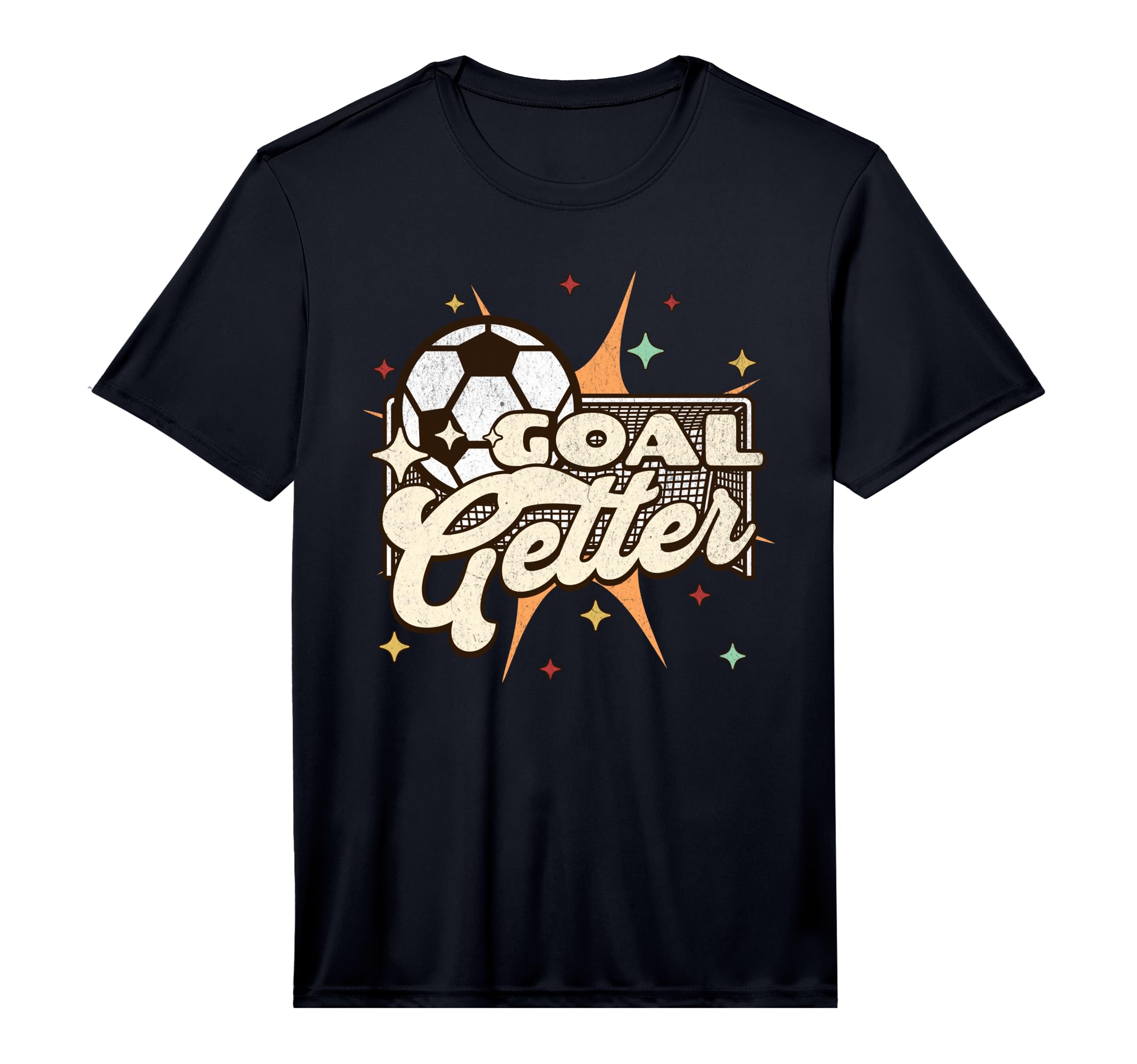 Soccer Player Goal Getter Performance T-Shirt - Graphic Print Unisex
