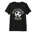 South Carolina Soccer Distressed 90S T-Shirt - Novelty Apparel for Adults
