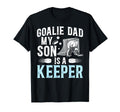 Ice Hockey Goalie Dad Ice Hockey Goalkeeper T-Shirt - Graphic Print Unisex