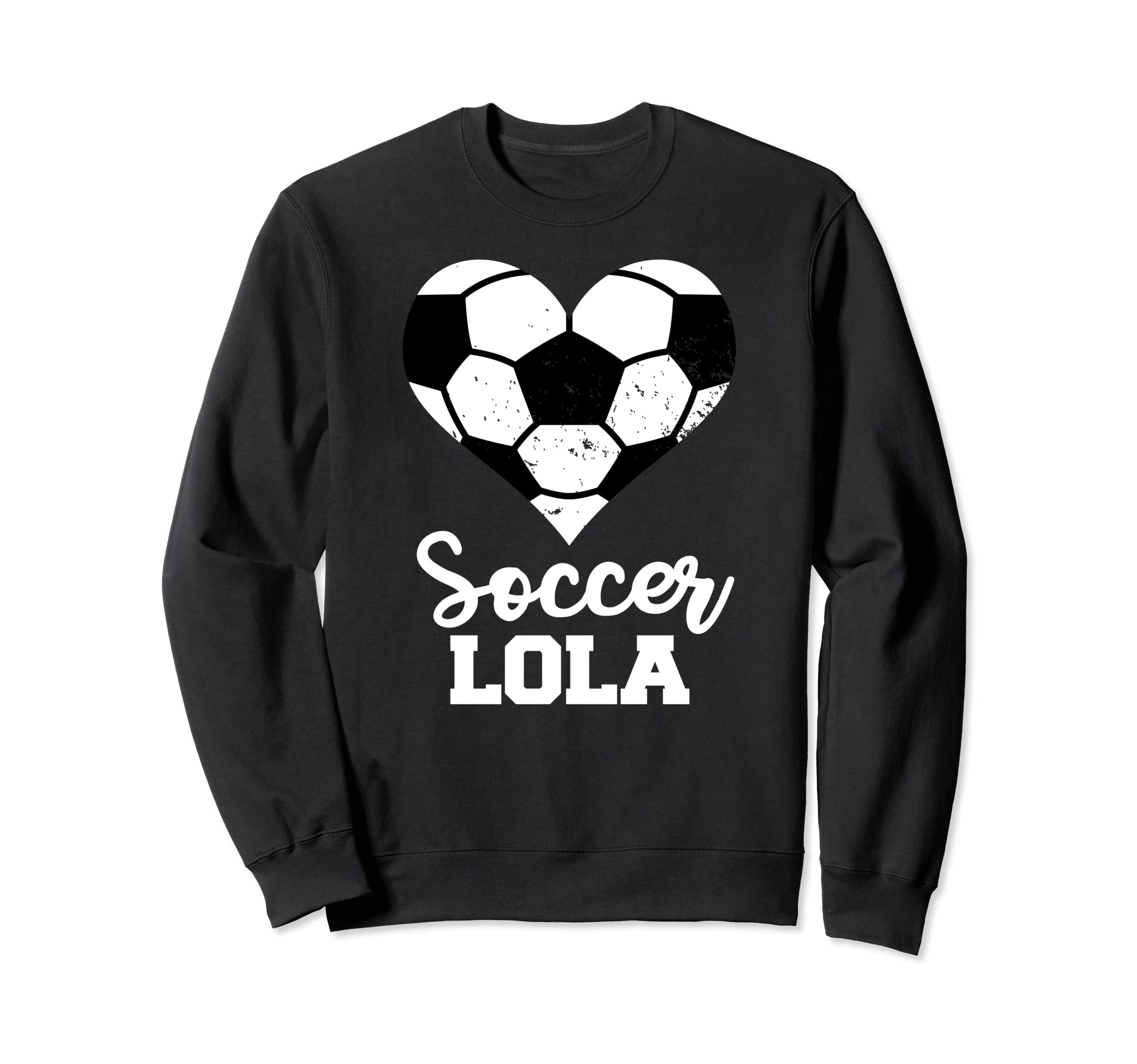 Soccer Lola Funny Soccer Heart Sweatshirt - Streetwear Style Men Women