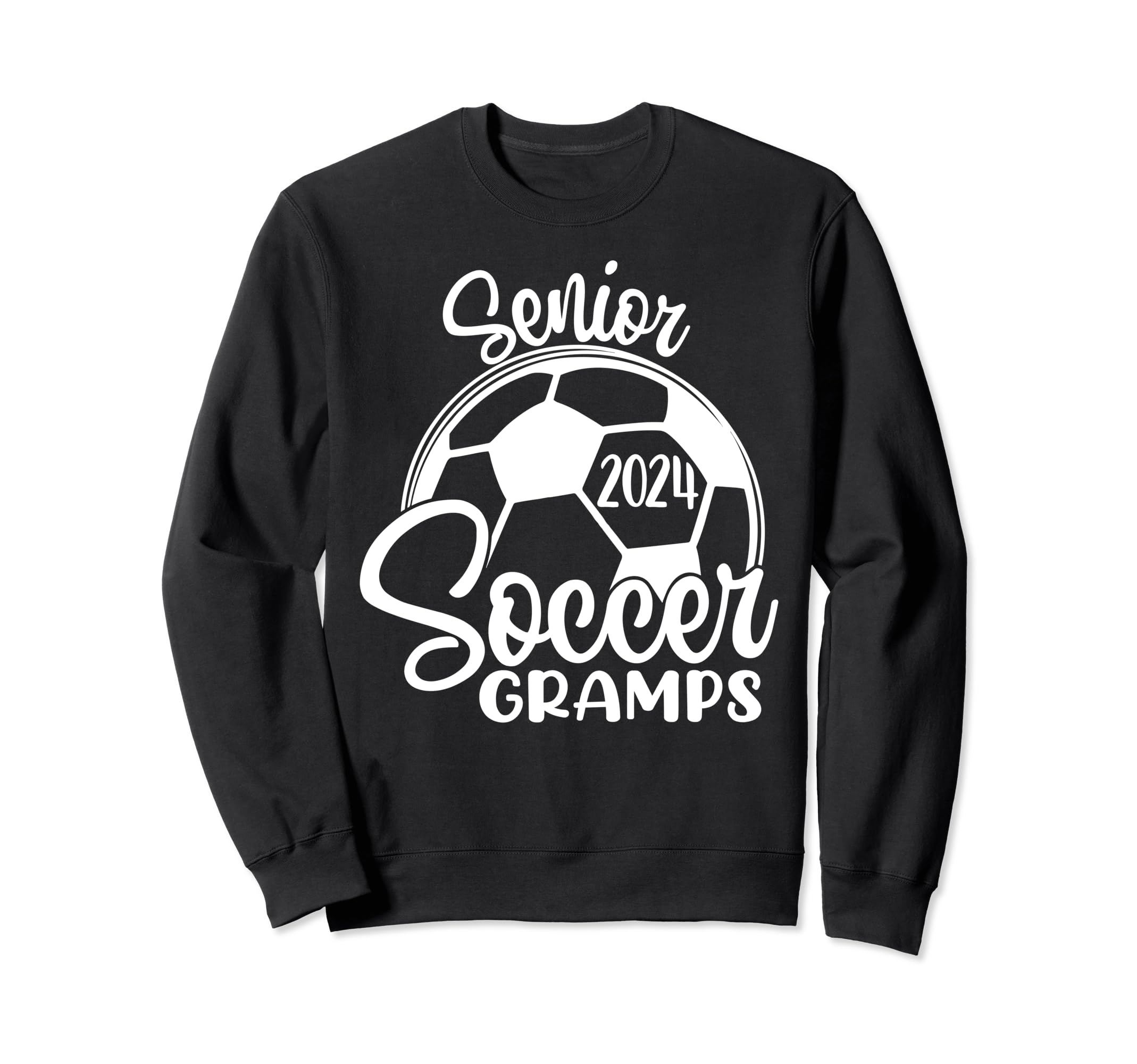 Senior Soccer Gramps 2024 Class 2024 Sweatshirt - Unique Graphic Unisex