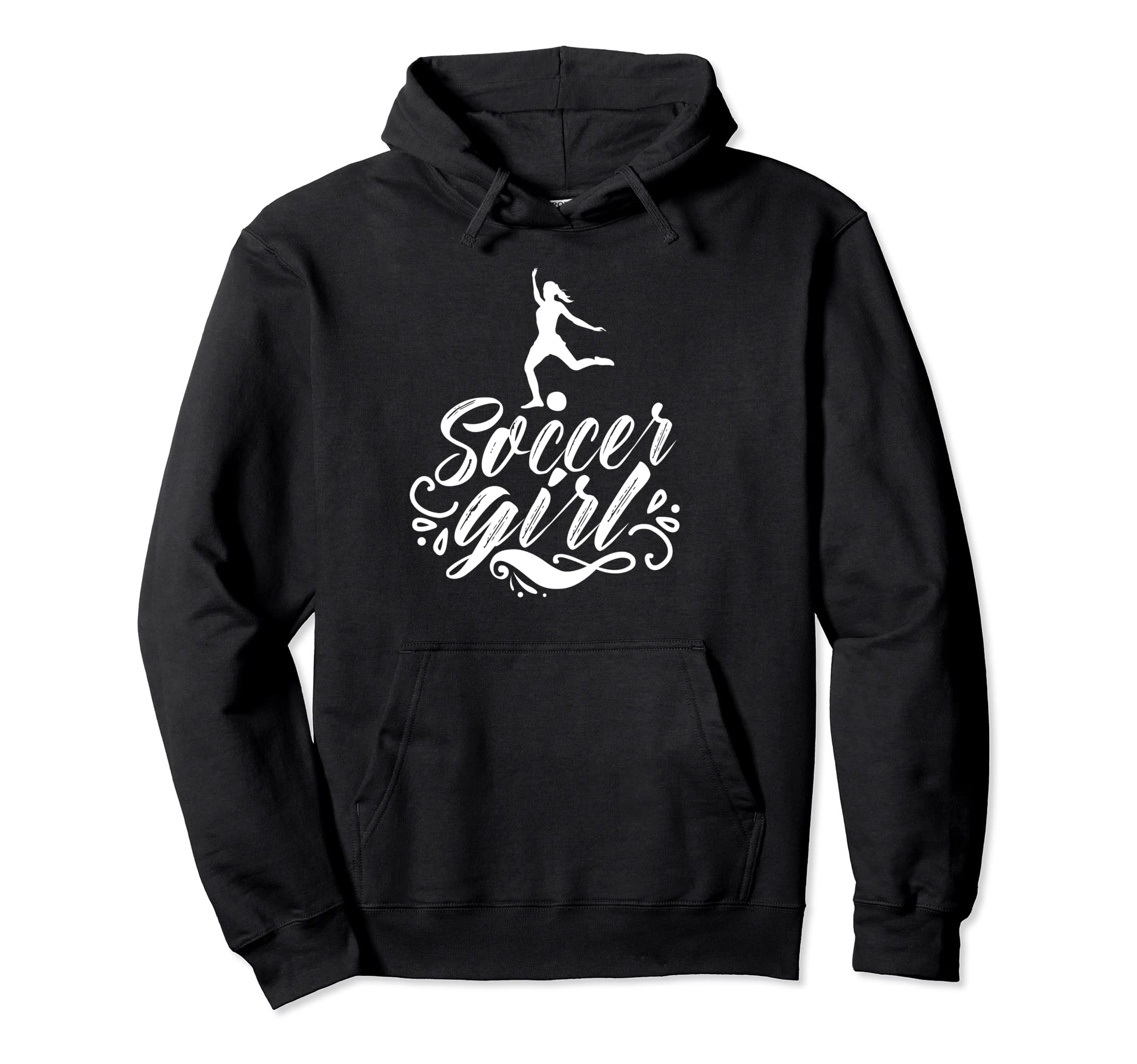 Soccer Player Womens Soccer Team Hoodie - Fun Novelty Design for Adults