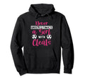 Never Underestimate Cleats Funny Soccer Hoodie - Novelty Apparel Unisex
