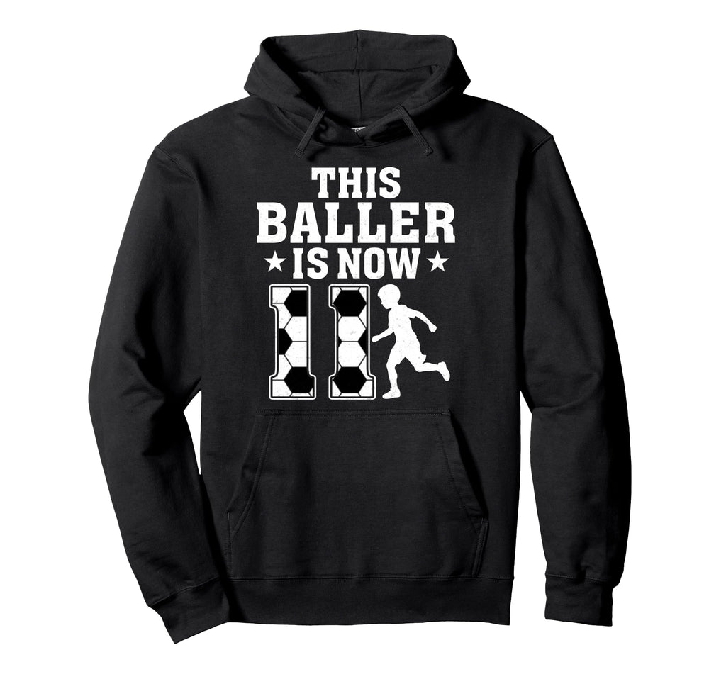 11Th Birthday Party This Baller Is Now 11 Hoodie - Trendy Graphic Unisex