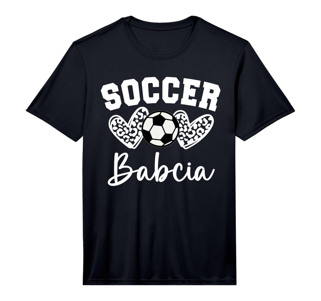 Soccer Babcia Matching Family Soccer T-Shirt - Unique Graphic for Adults