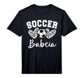 Soccer Babcia Matching Family Soccer T-Shirt - Unique Graphic for Adults