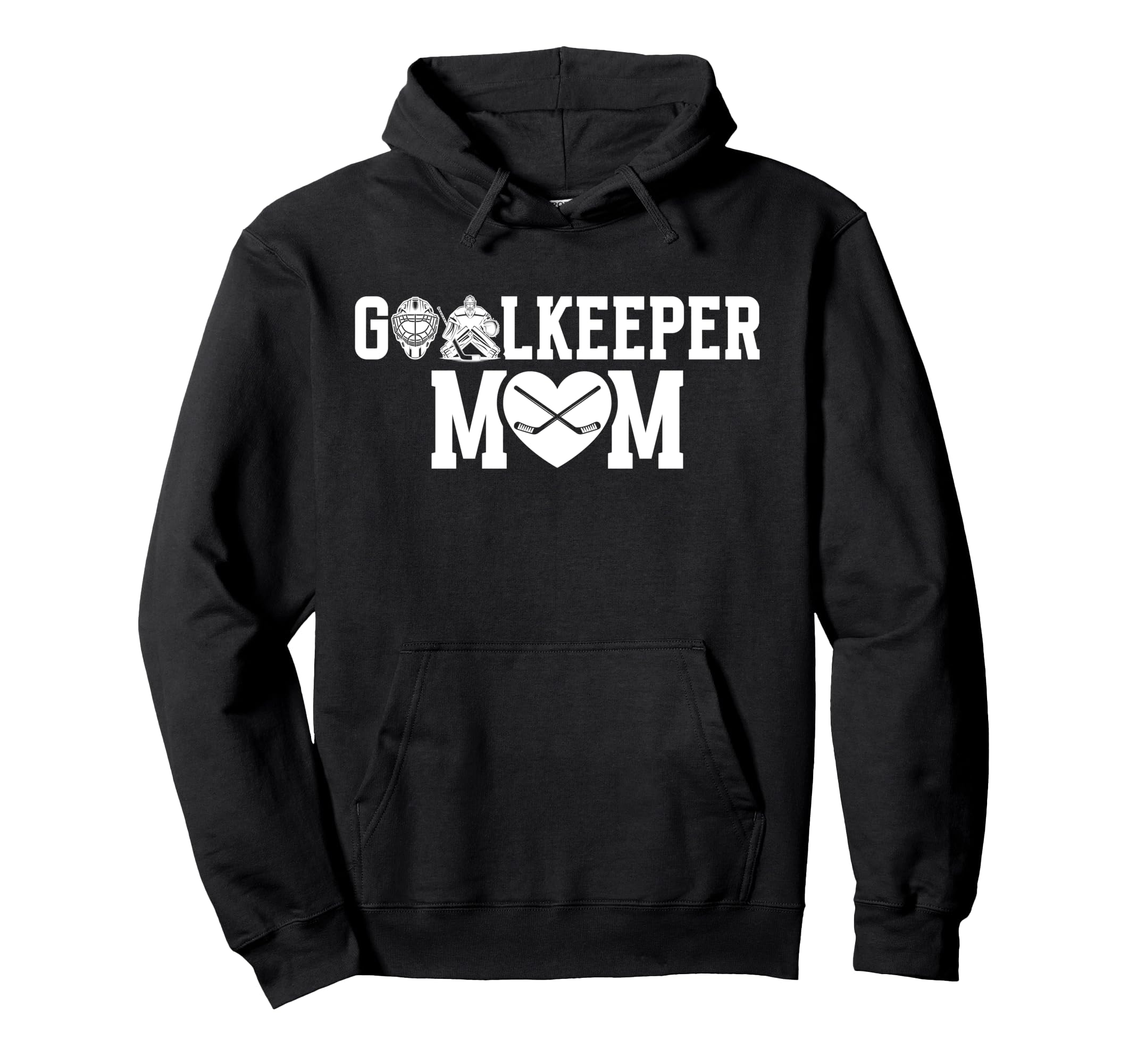Ice Hockey Goalkeeper Mom Hockey Keeper Hoodie - Graphic Print Men Women