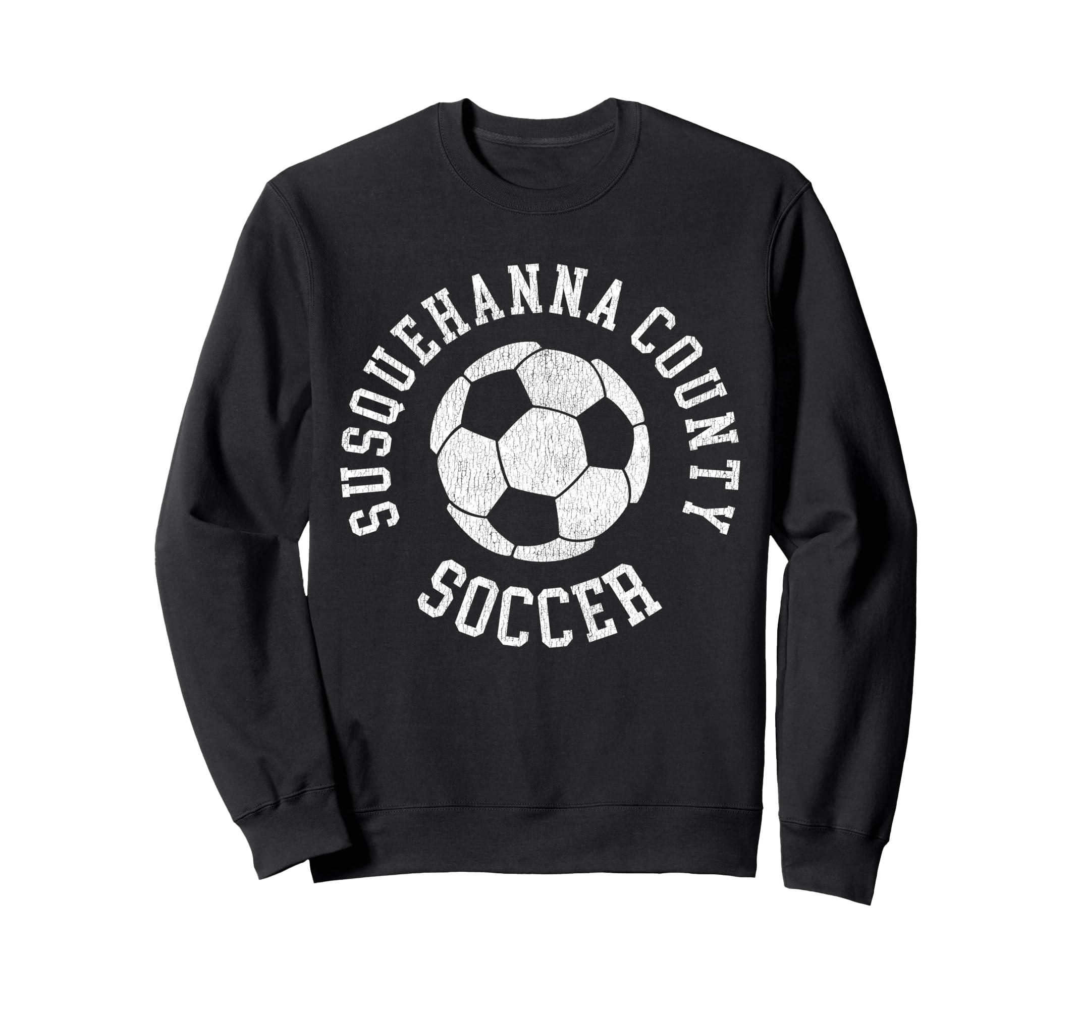 Susquehanna County Soccer Sweatshirt - Unique Graphic for Adults
