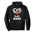 Ball Nana Heart Funny Soccer Football Hoodie - Graphic Print Men Women