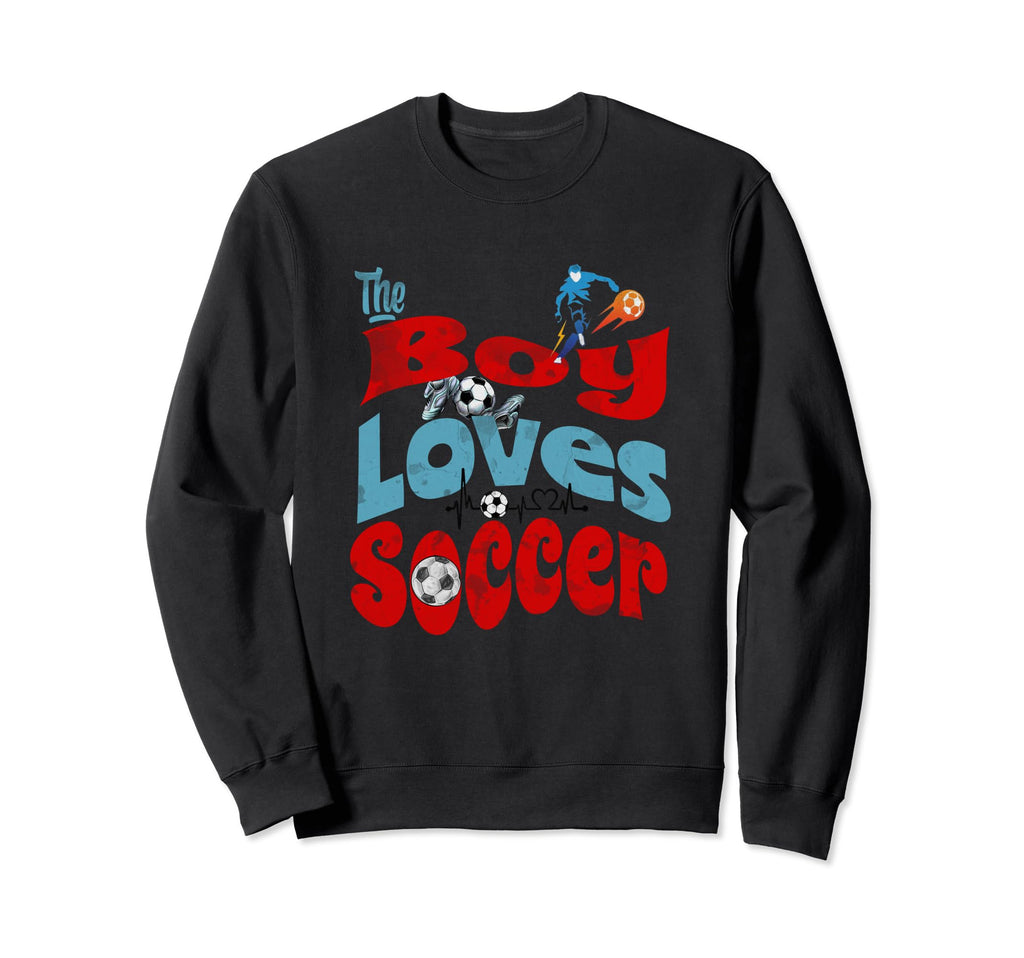 This Loves Soccer Soccer Players Sweatshirt - Unique Graphic for Adults
