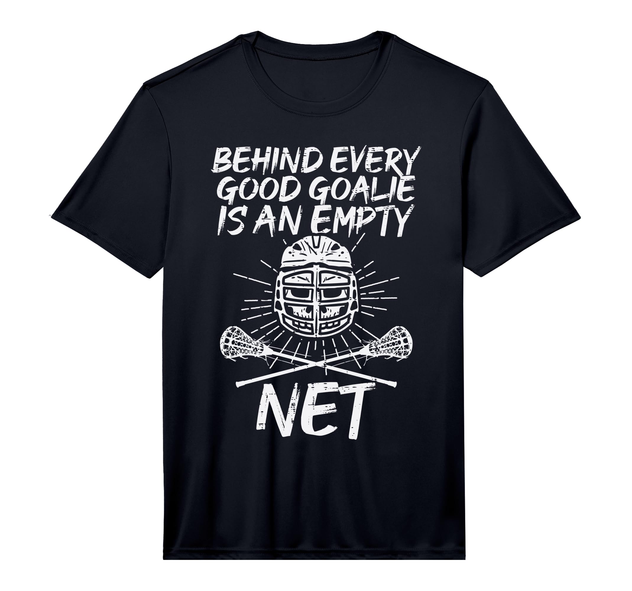 Behind Good Goalie Empty Net T-Shirt - Streetwear Style for Adults