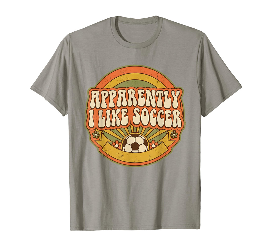 Apparently I Like Soccer Game Day T-Shirt - Minimalist Print Unisex