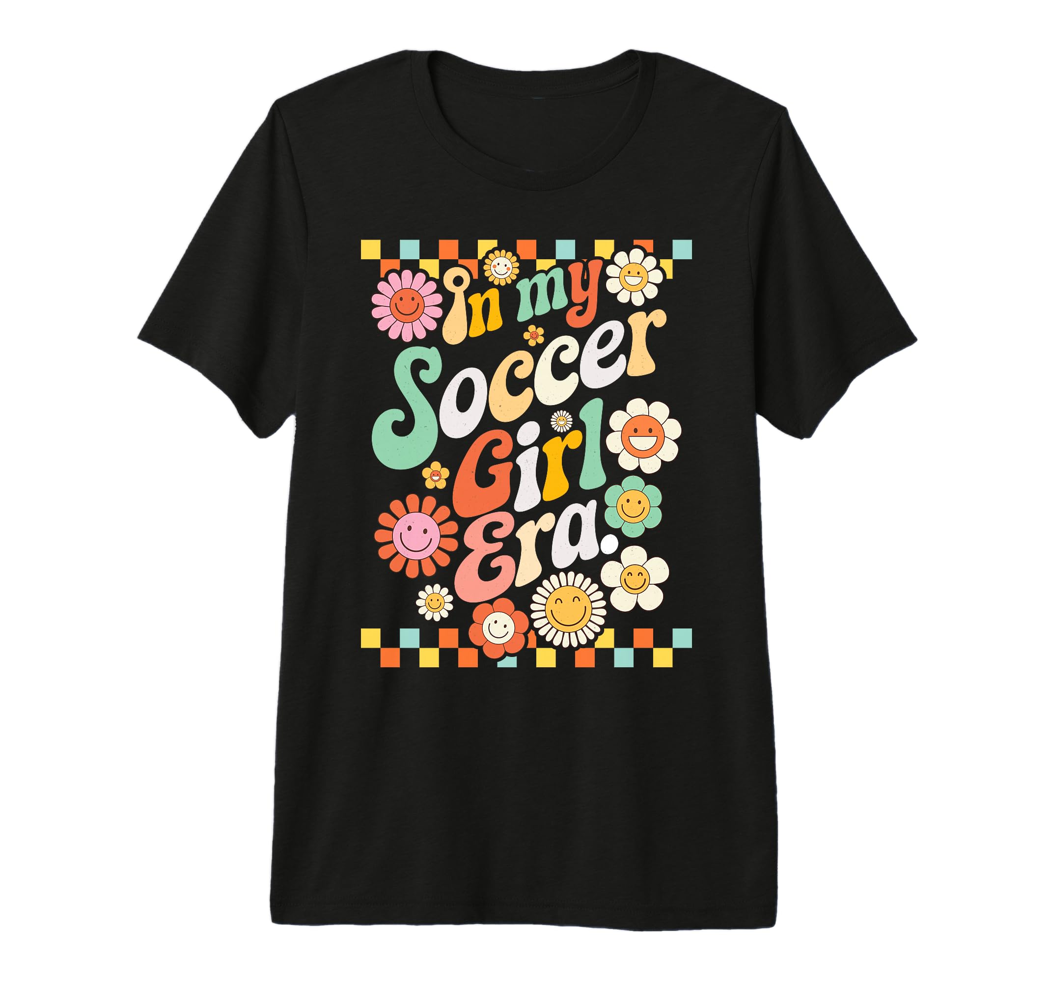 My Soccer Era Groovy Soccer Tri Blend T-Shirt - Custom Art Print Unisex