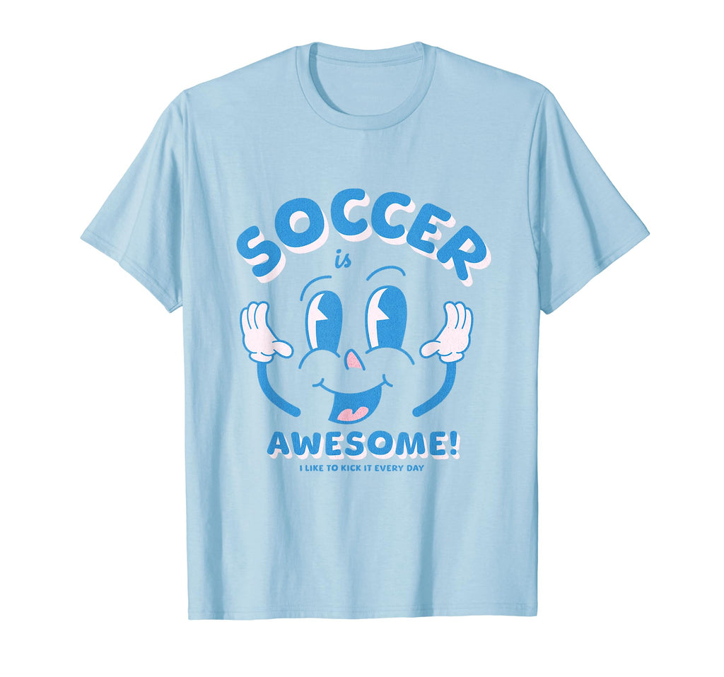 Soccer Is Awesome Soccer Player T-Shirt - Fun Novelty Design for Adults