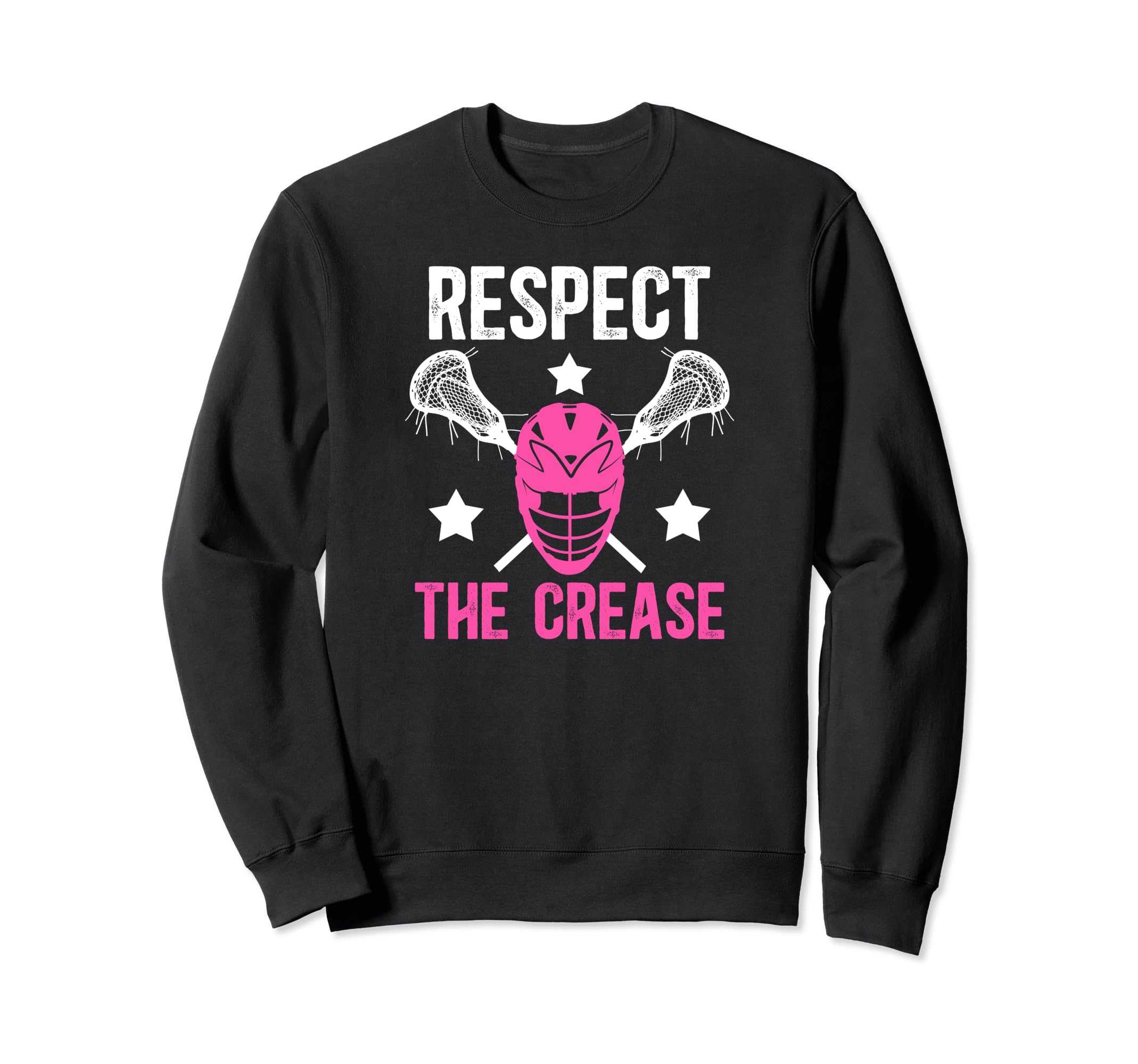 Respect Crease Lacrosse Goalkeeper Sweatshirt - Graphic Print Unisex