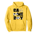 Soccer Game Day Bow And Heart Hoodie - Casual Everyday Wear Men Women