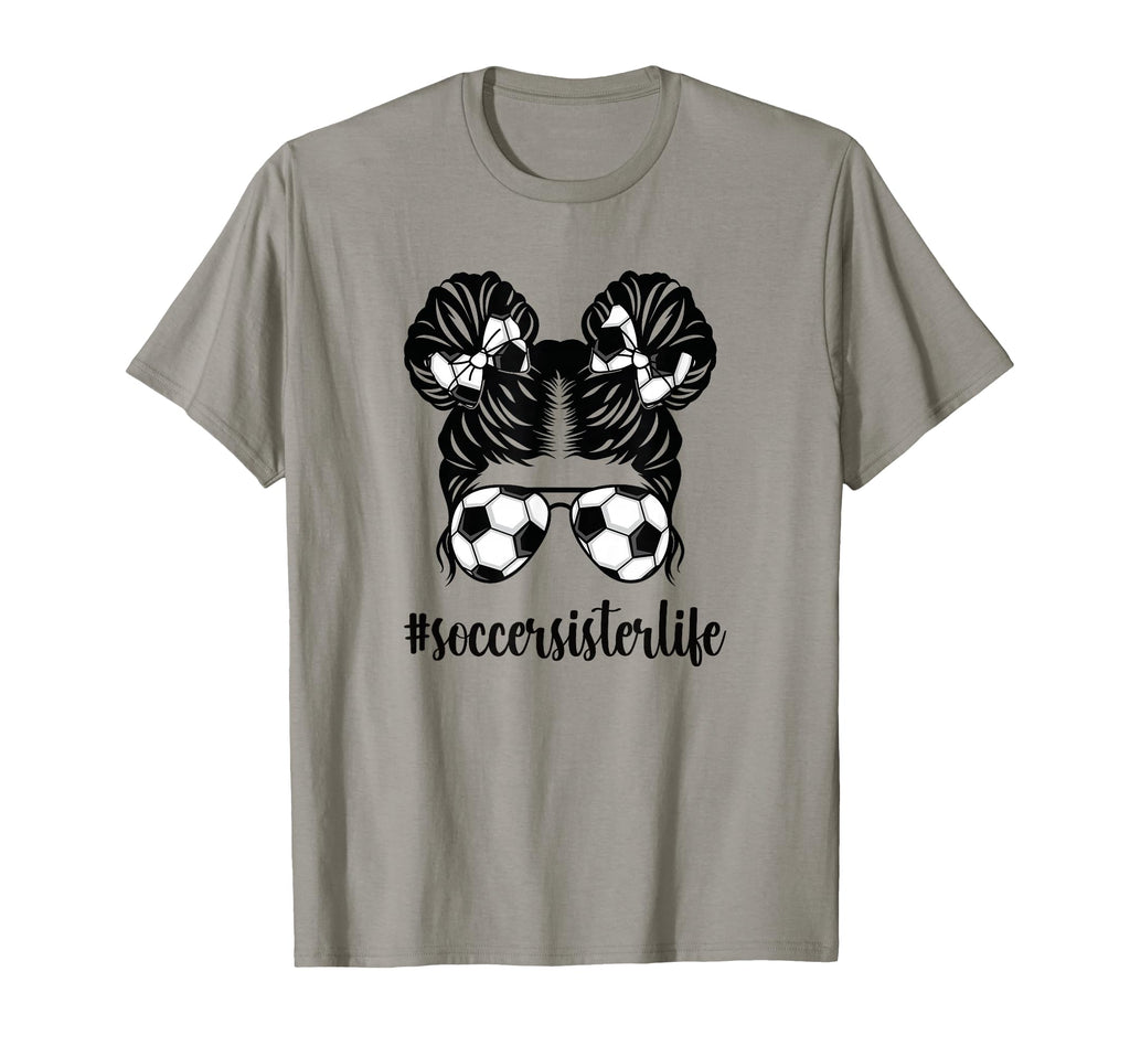 Proud Soccer Sister Soccer Player T-Shirt - Aesthetic Graphic for Adults