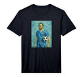 Vincent Shows Football Soccer Love Blue T-Shirt - Unique Graphic Unisex