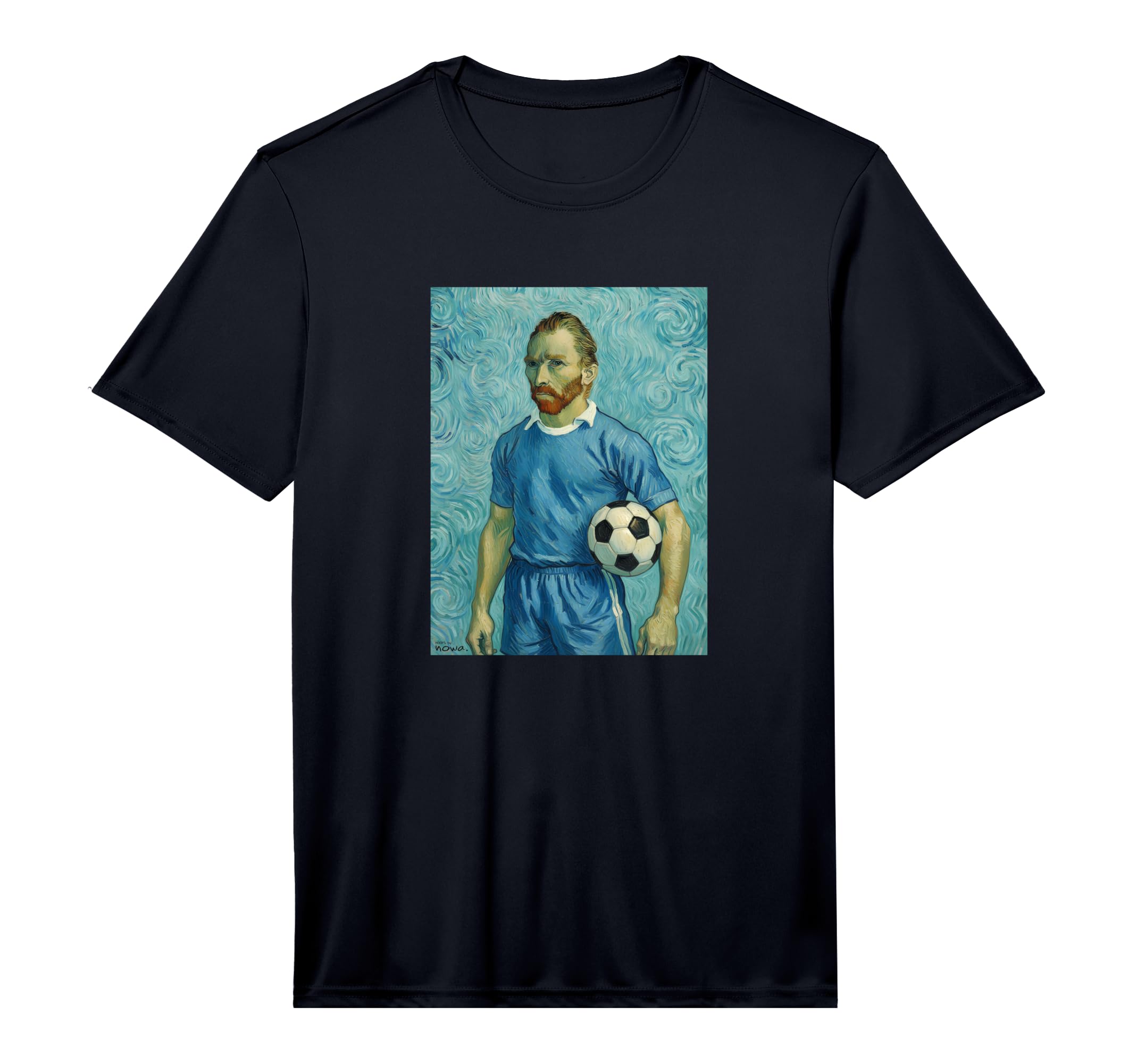 Vincent Shows Football Soccer Love Blue T-Shirt - Aesthetic Graphic Unisex