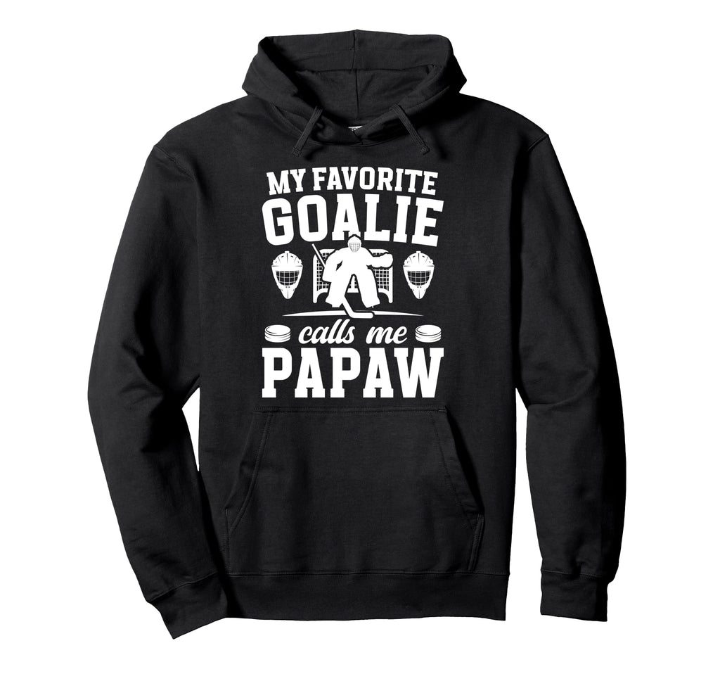Proud Hockey Goalie Papaw Ice Hockey Hoodie - Custom Art Print Unisex
