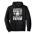 Proud Hockey Goalie Papaw Ice Hockey Hoodie - Custom Art Print Unisex