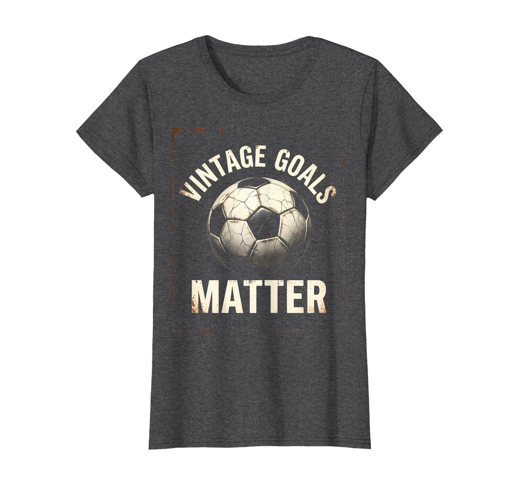 Goals Matter Soccer Ball T-Shirt - Graphic Print for Adults