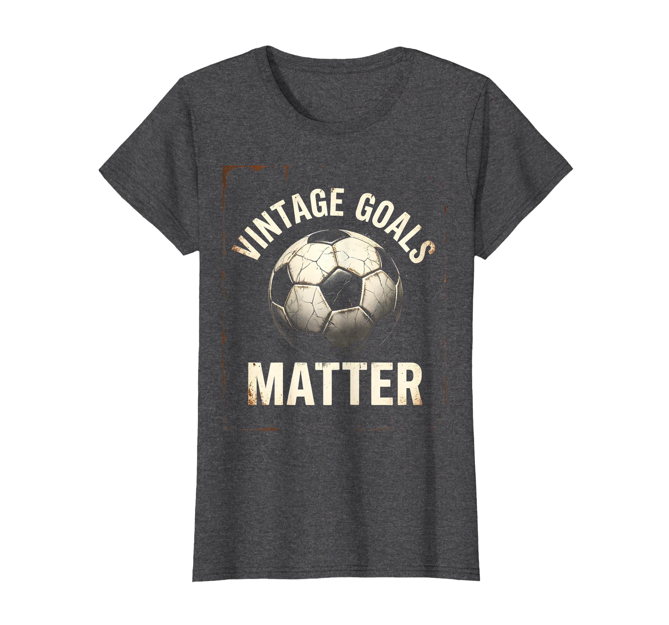 Goals Matter Soccer Ball T-Shirt - Graphic Print for Adults