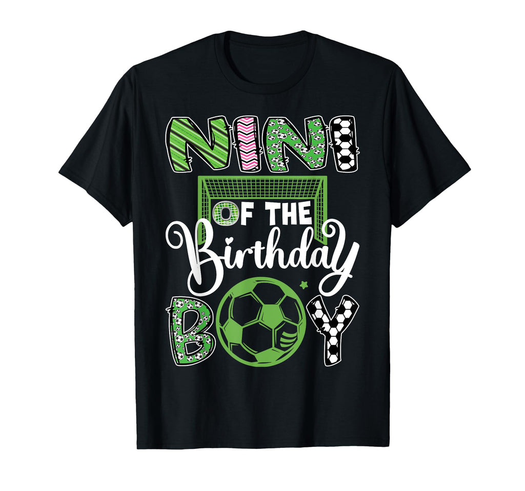 Nini Birthday Soccer Player Birthday T-Shirt - Trendy Graphic Unisex