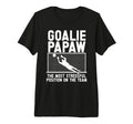 Mens Soccer Goalie Papaw Funny Papaw T-Shirt - Graphic Print for Adults