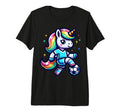 Footballer Unicorn Fans Soccer Team T-Shirt - Streetwear Style Unisex