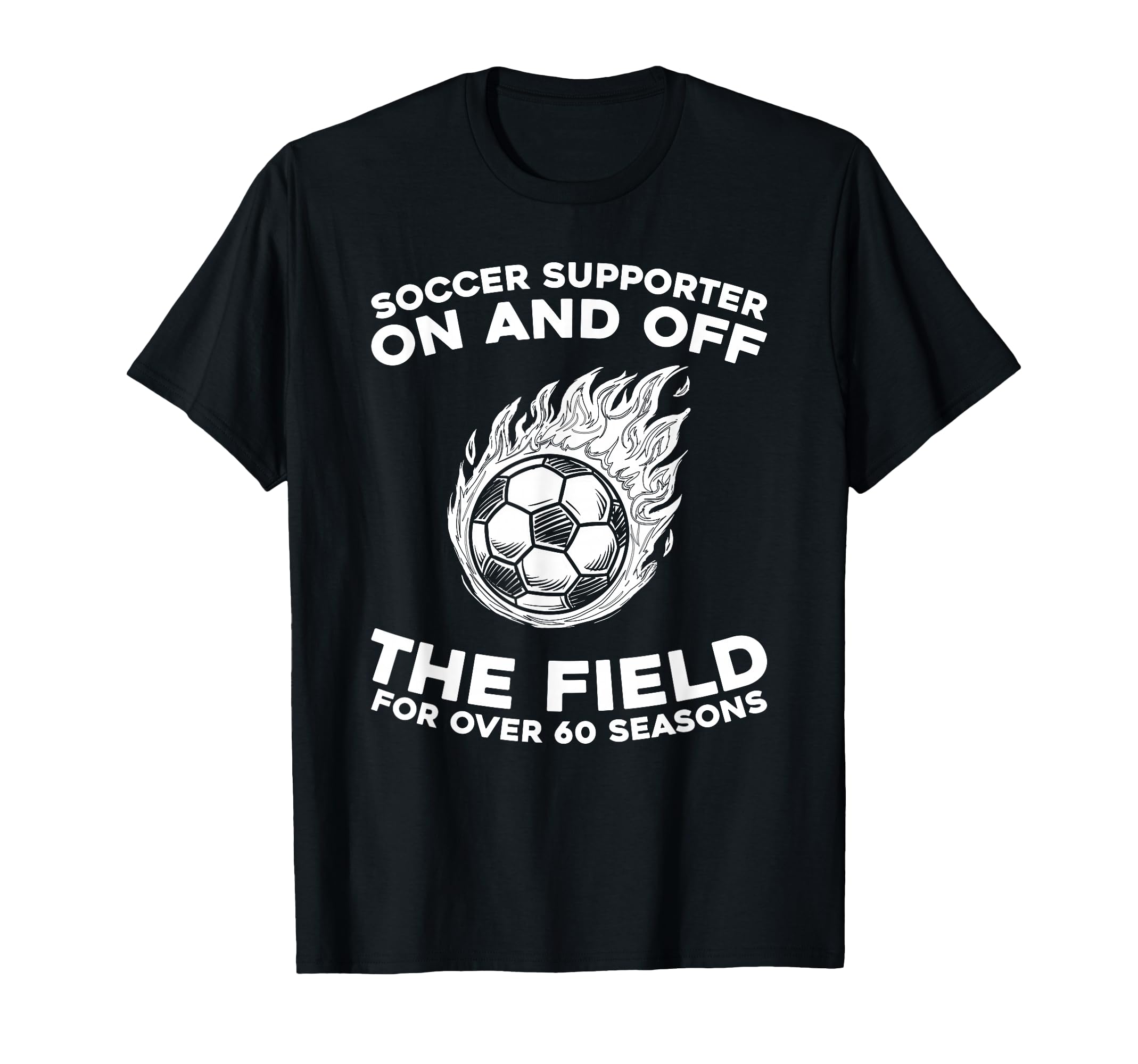 60 Years Old Player Team Sports T-Shirt - Casual Everyday Wear Unisex