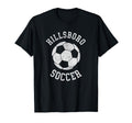 Hillsboro Soccer Distressed 90S T-Shirt - Graphic Print Men Women