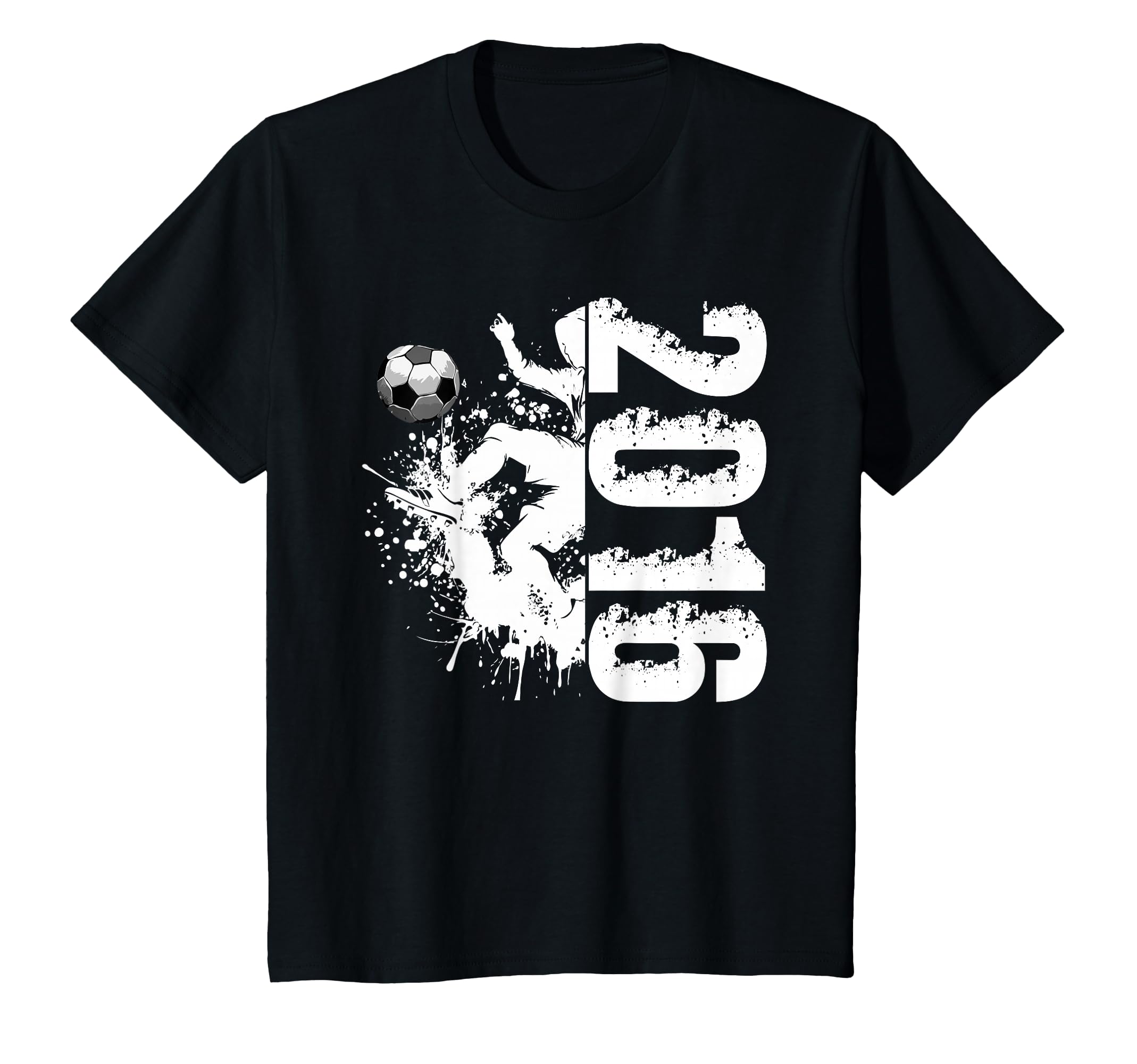 10Th Birthday Soccer 2016 Kick Silhouette T-Shirt - Custom Art Print Unisex