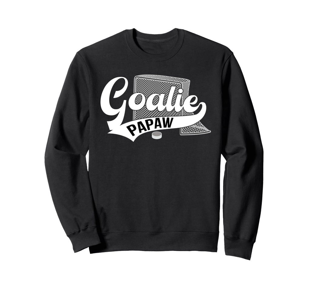 Ice Hockey Goalie Papaw Ice Sweatshirt - Casual Everyday Wear Unisex