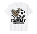 Senior Gammy Class 2026 Soccer T-Shirt - Aesthetic Graphic Men Women