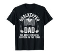 Funny Ice Hockey Goalkeeper Dad Hockey T-Shirt - Aesthetic Graphic Unisex