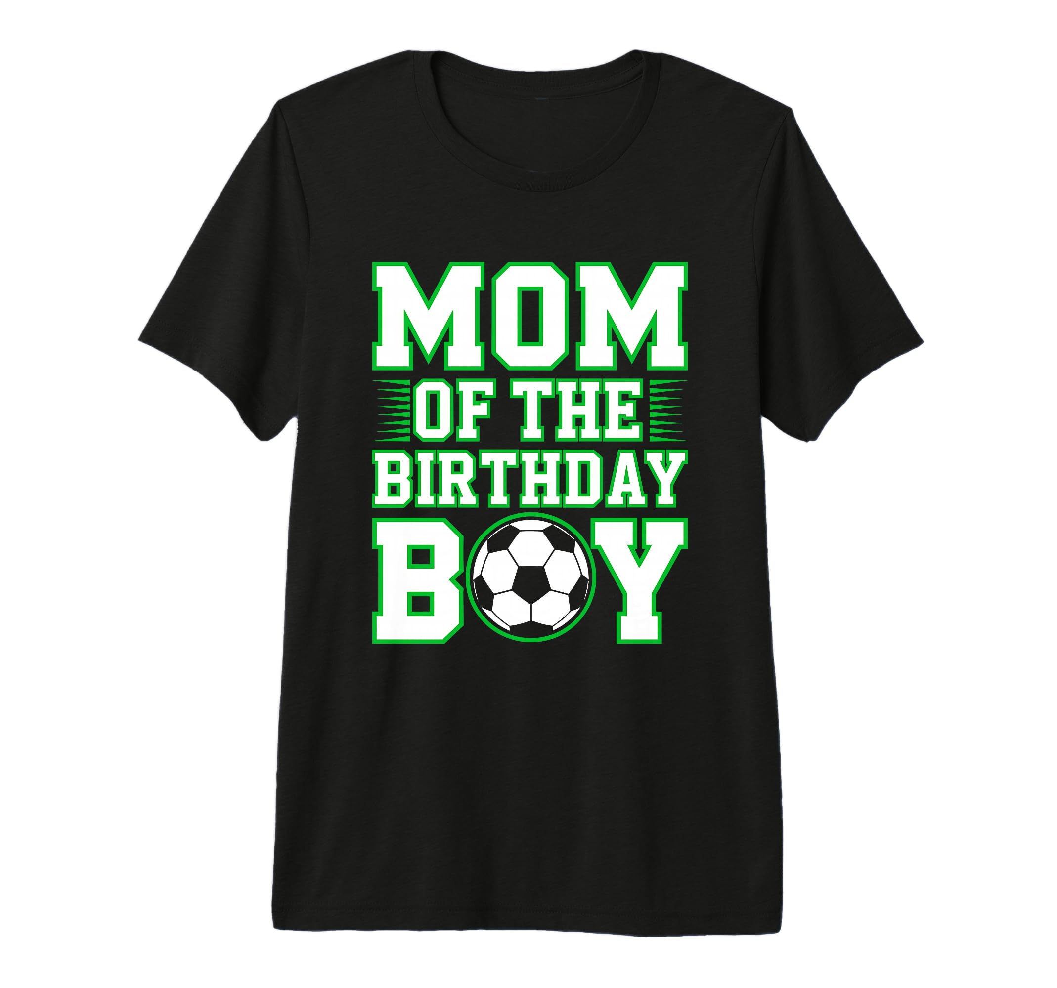 Mom Birthday Soccer Theme Tri Blend T-Shirt - Fun Novelty Design Men Women