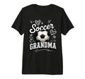 Soccer Grandma Heart Ball Stadium T-Shirt - Custom Art Print Men Women
