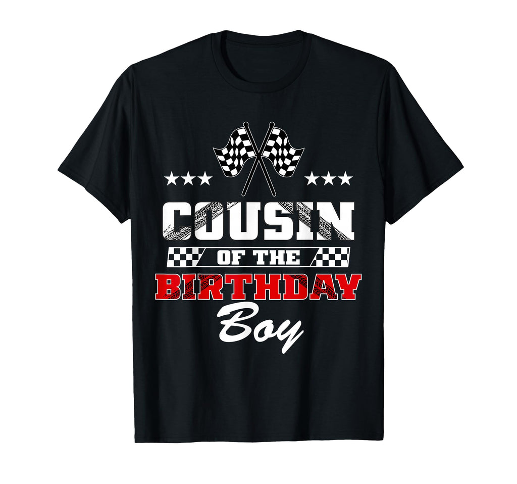 Cousin Birthday Soccer Party Family T-Shirt - Fun Novelty Design Unisex