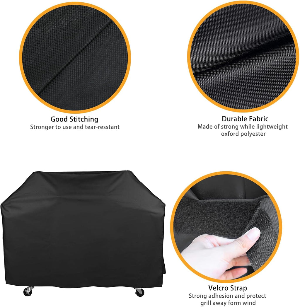 Grill Cover for Royal Gourmet Charcoal Grill CC1830 Series, 54 inch CR5402 Heavy Duty Waterproof UV Resistant Cover for Royal Gourmet GA5401T/GA4402S, Outdoor Barbeque Grill Accessories