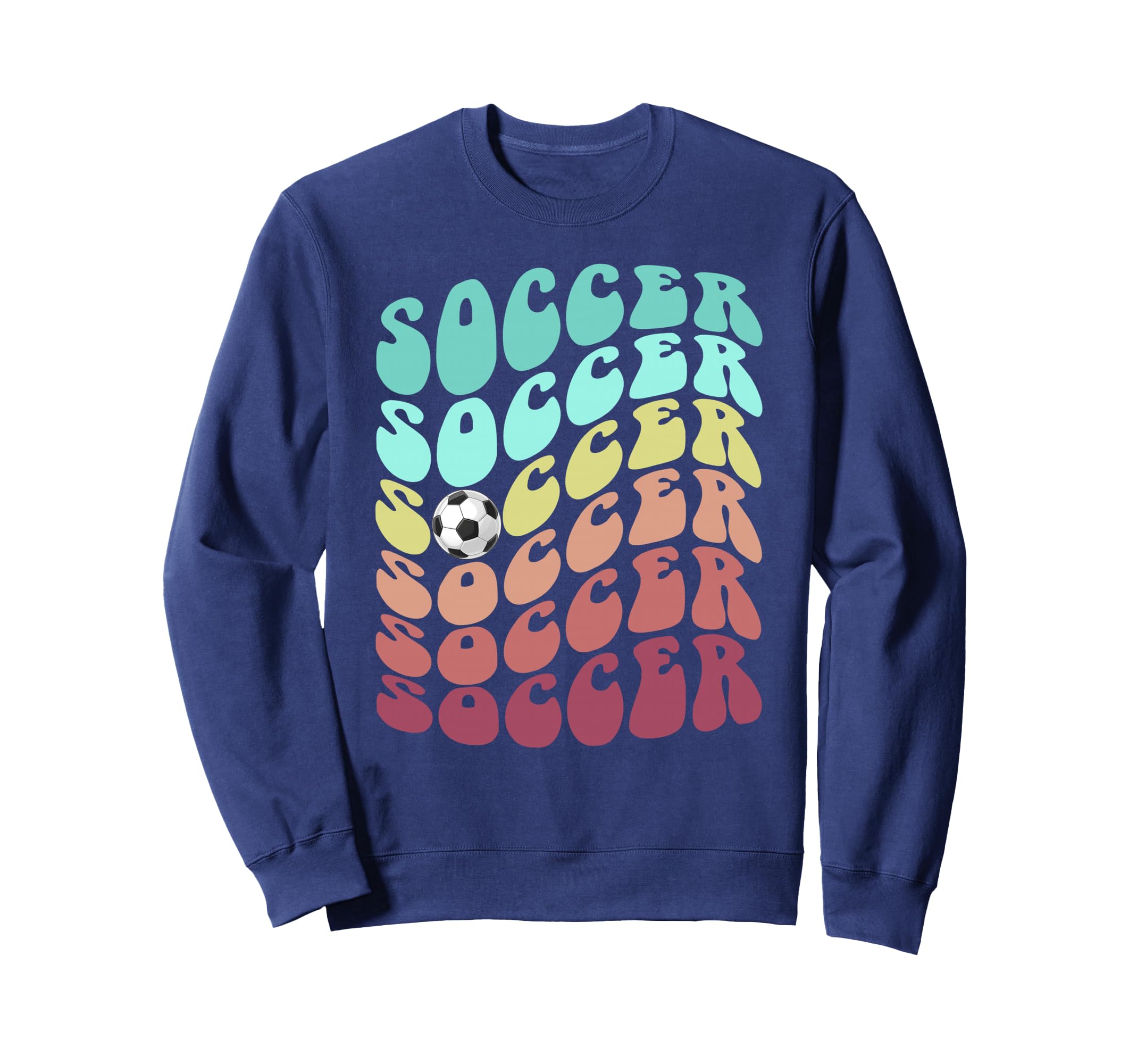 Soccer Just Who Loves Play Club Sweatshirt - Fun Novelty Design Men Women