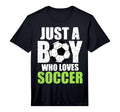 Just Who Loves Soccer Player Striker T-Shirt - Casual Everyday Wear Unisex