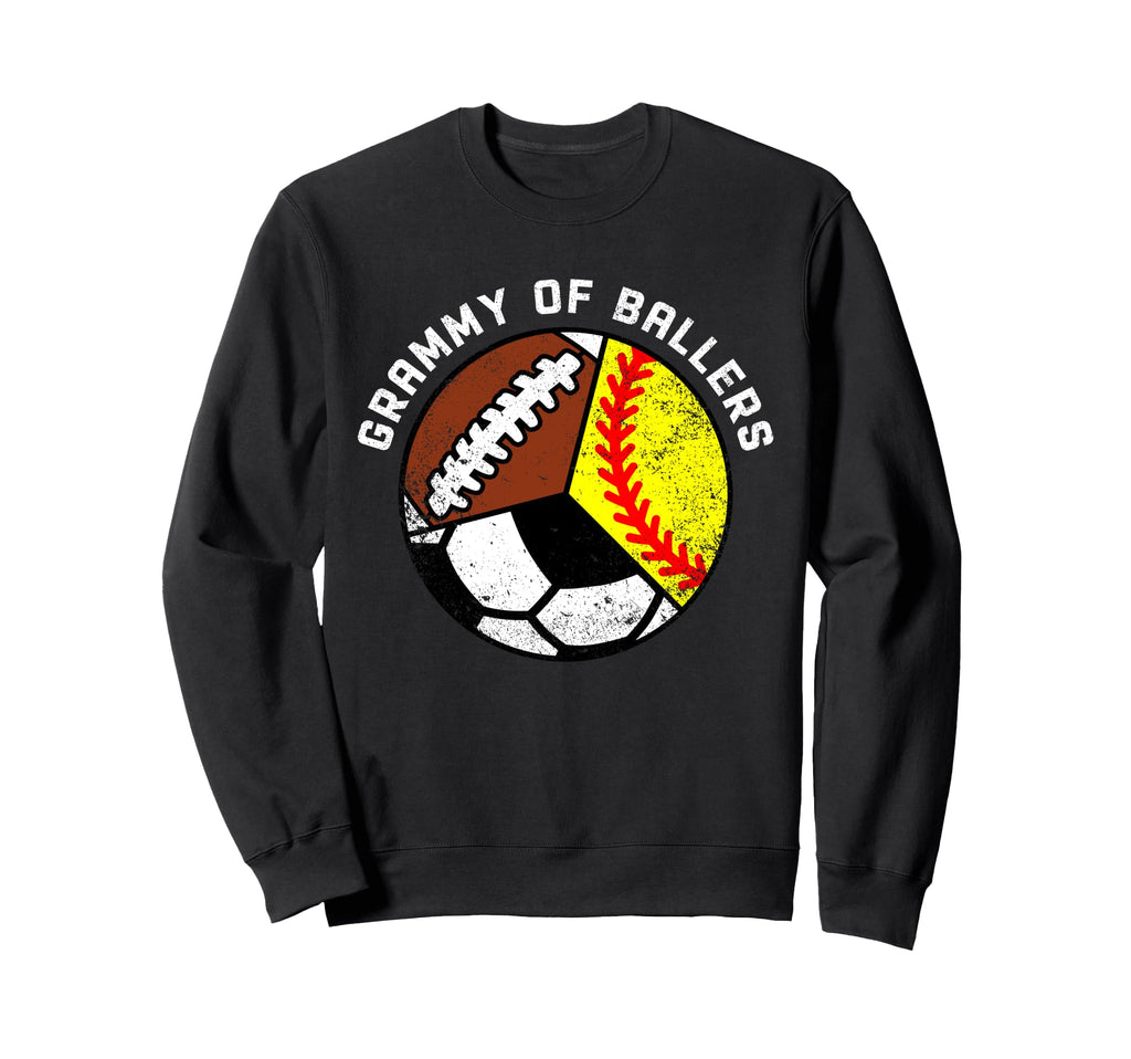 Grammy Ballers Funny Softball Sweatshirt - Streetwear Style Men Women
