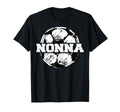Soccer Nonna Soccer Ball Split Funny T-Shirt - Custom Art Print Unisex