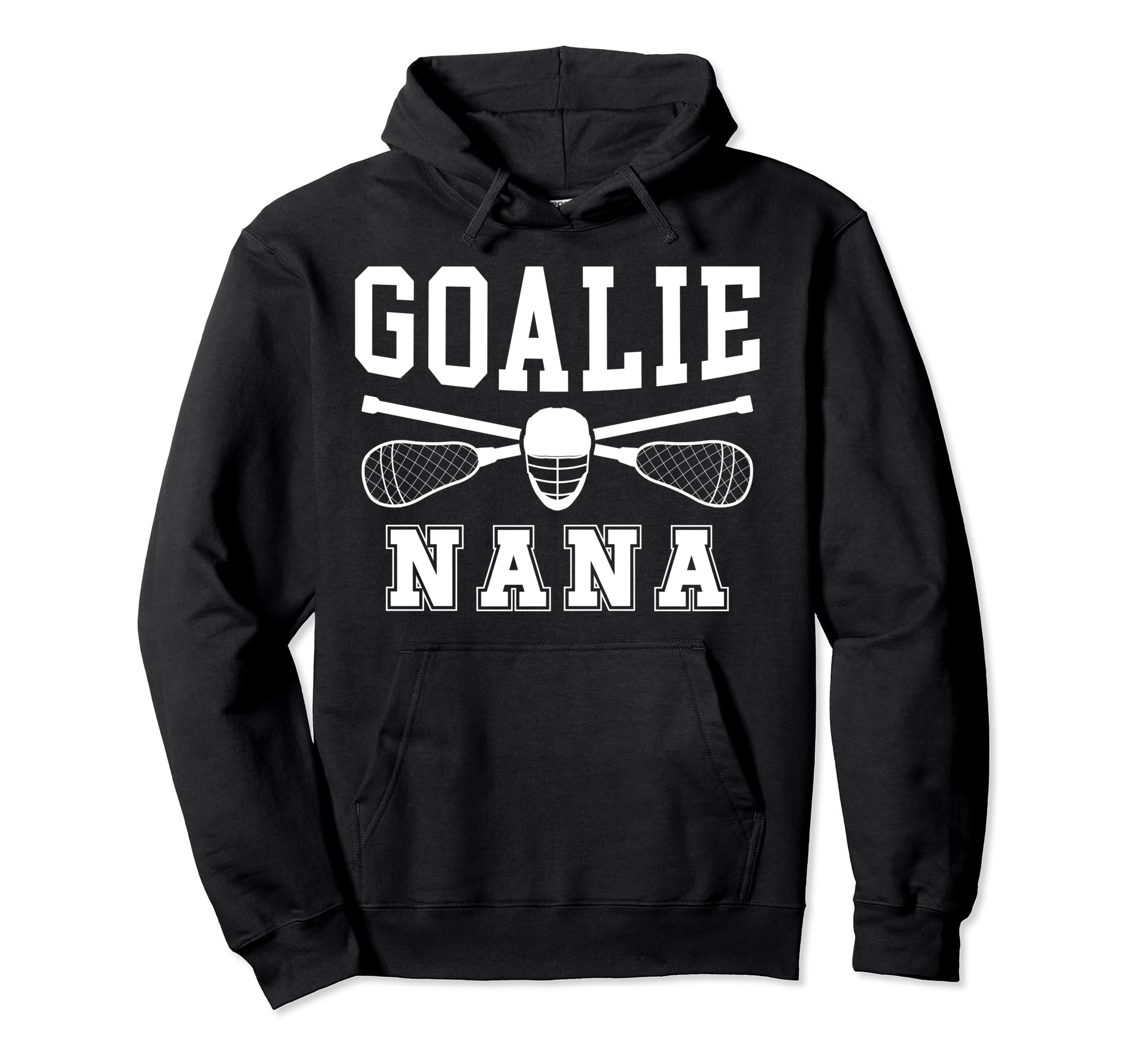 Lacrosse Goalie Nana Lacrosse Goalkeeper Hoodie - Graphic Print Men Women