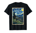 Soccer Player Starry Night Sports T-Shirt - Custom Art Print for Adults
