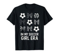 My Soccer Era Soccer Balls And Bows T-Shirt - Aesthetic Graphic Men Women